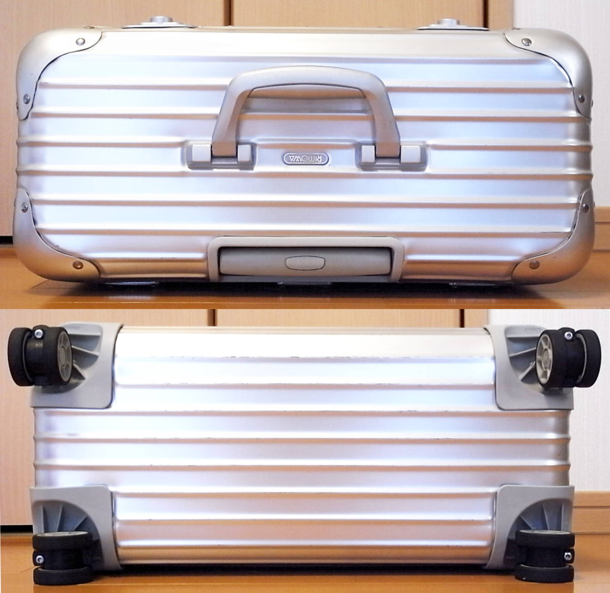 ◇美品 本物 RIMOWA Pilot/リモワ パイロットケース 4輪 マルチホイール【機内持込可】34L 収納袋付◆メンテナンス・クリーニング済み