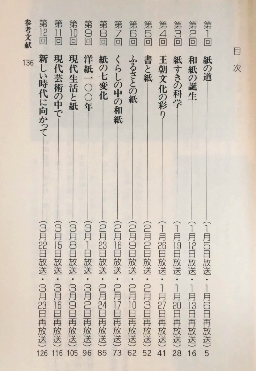 テキスト）ＮＨＫ市民大学「紙と日本文化」1988年1月～3月　町田誠之_画像4