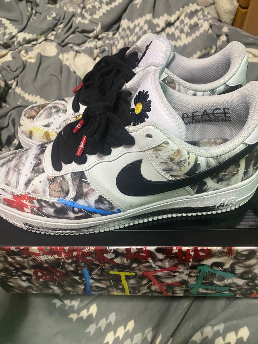 PEACEMINUSONE × Nike Air Force 1 Low "Para-noise/White/Black