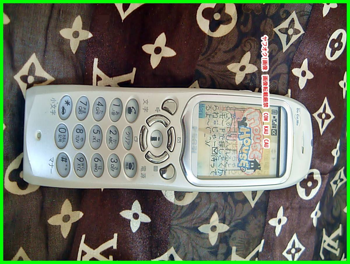 mok DoCoMo F503i JUNK * редкость снят с производства retro мобильный mok поиск телефон Galapagos образец образец 1990 годы редкий товар TEL