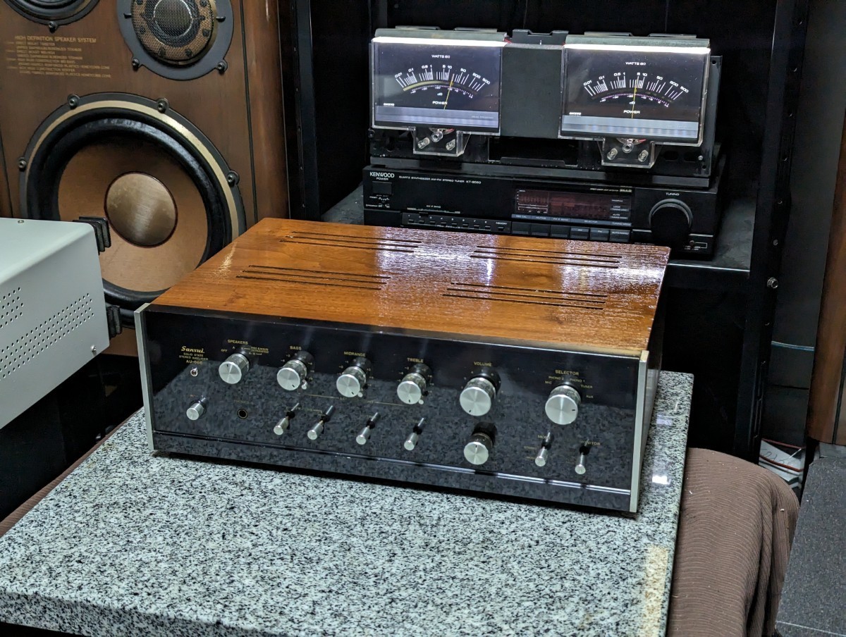 SANSUI au プリメインアンプ オーバーホール済み！