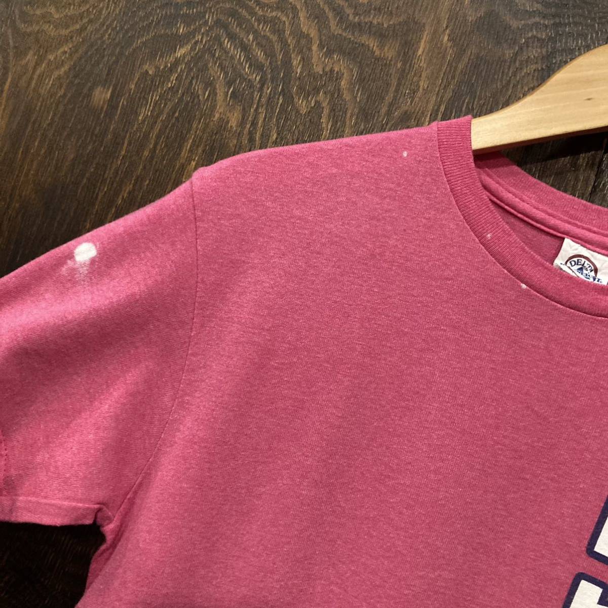 アメリカ古着 スーベニアT 半袖Tシャツ プリントT タンパ ピンク Sサイズ アメカジ_画像4