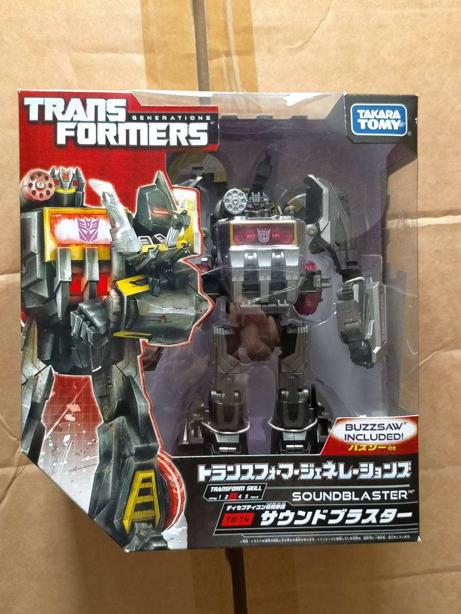 TG 14 トランスフォーマー ジェネレーションズ サウンドブラスター バズソー BUZZSAW toy TRANSFORMERS GENERATIONS SOUNDBLASTER Figure