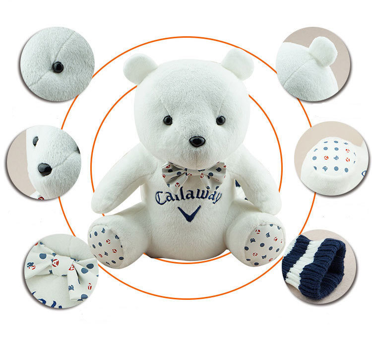 匿名配送【限定品】新品未使用　キャロウェイ CALLAWAY ドライバー用カバー ベア BEAR 可愛い子グマ　白_画像2