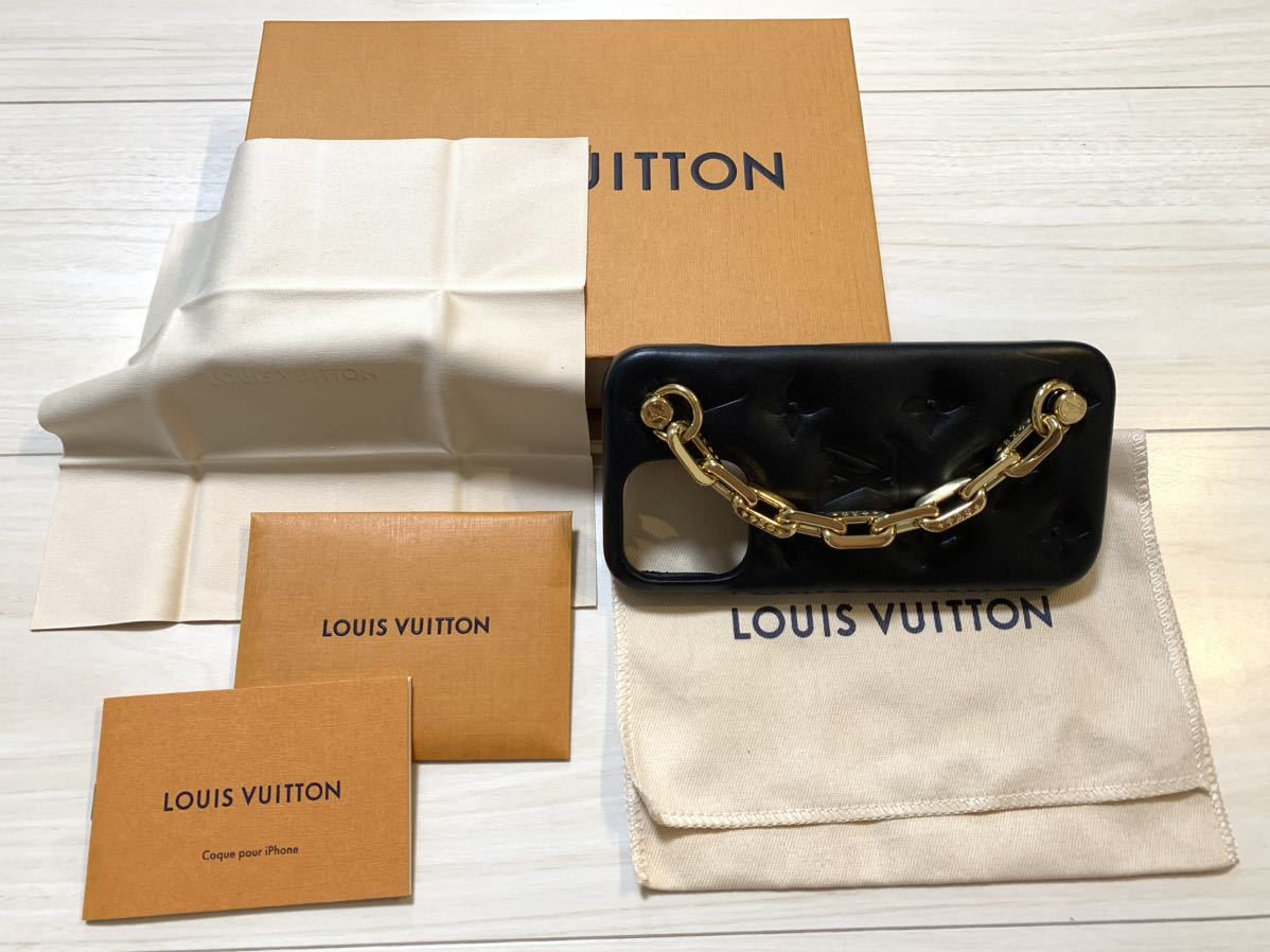 1円〜 良品 LOUIS VUITTON ルイヴィトン iPhone13Pro バンパー