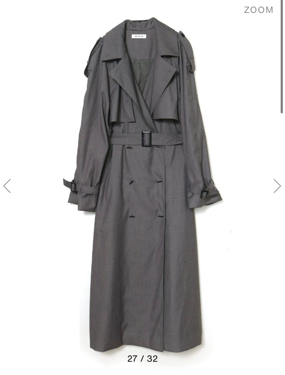 安心の正規品は melt the lady wide trench coat メルトザレディ