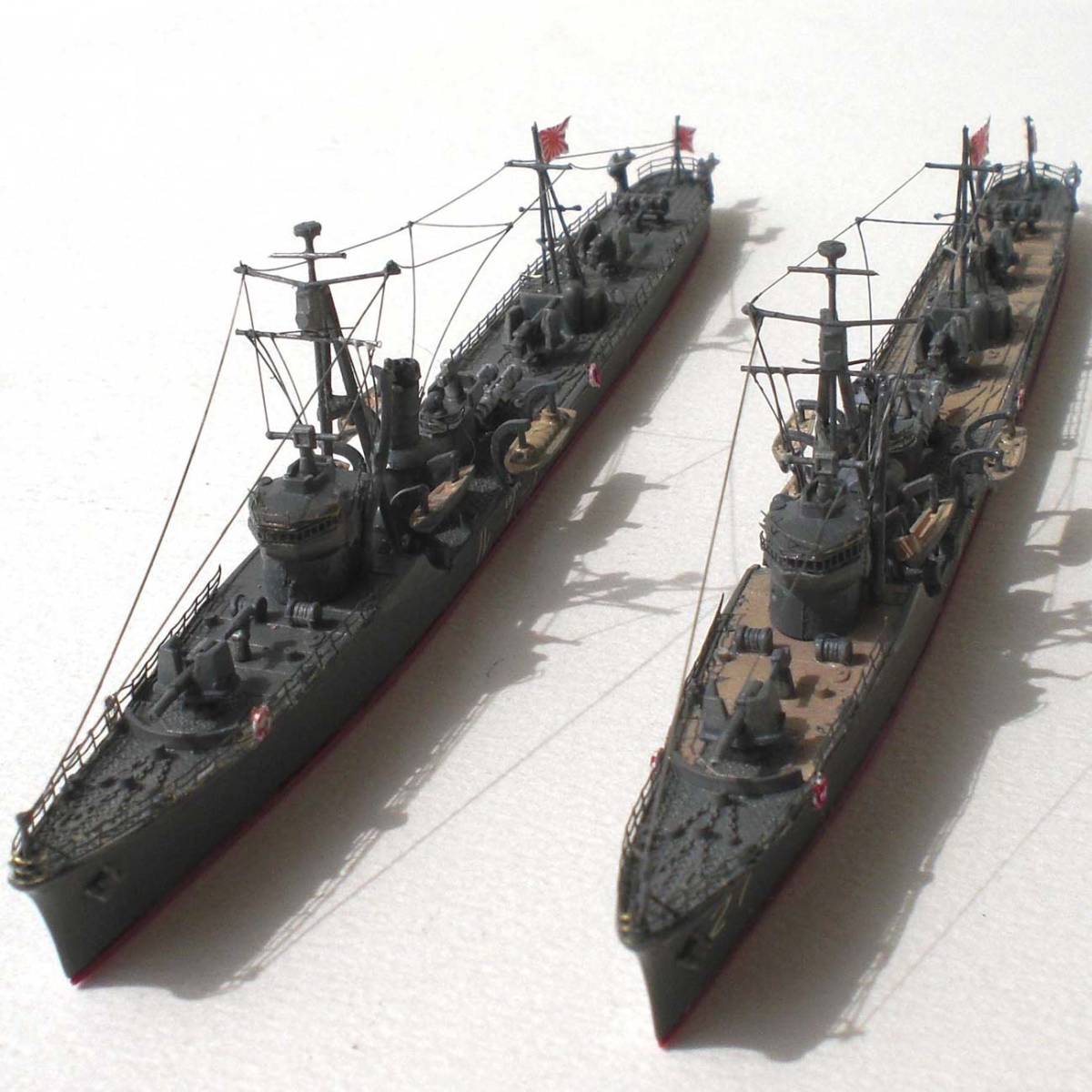 1/700 完成品 日本海軍水雷艇　千鳥・真鶴(ちどり・まなづる)二隻セット_画像1