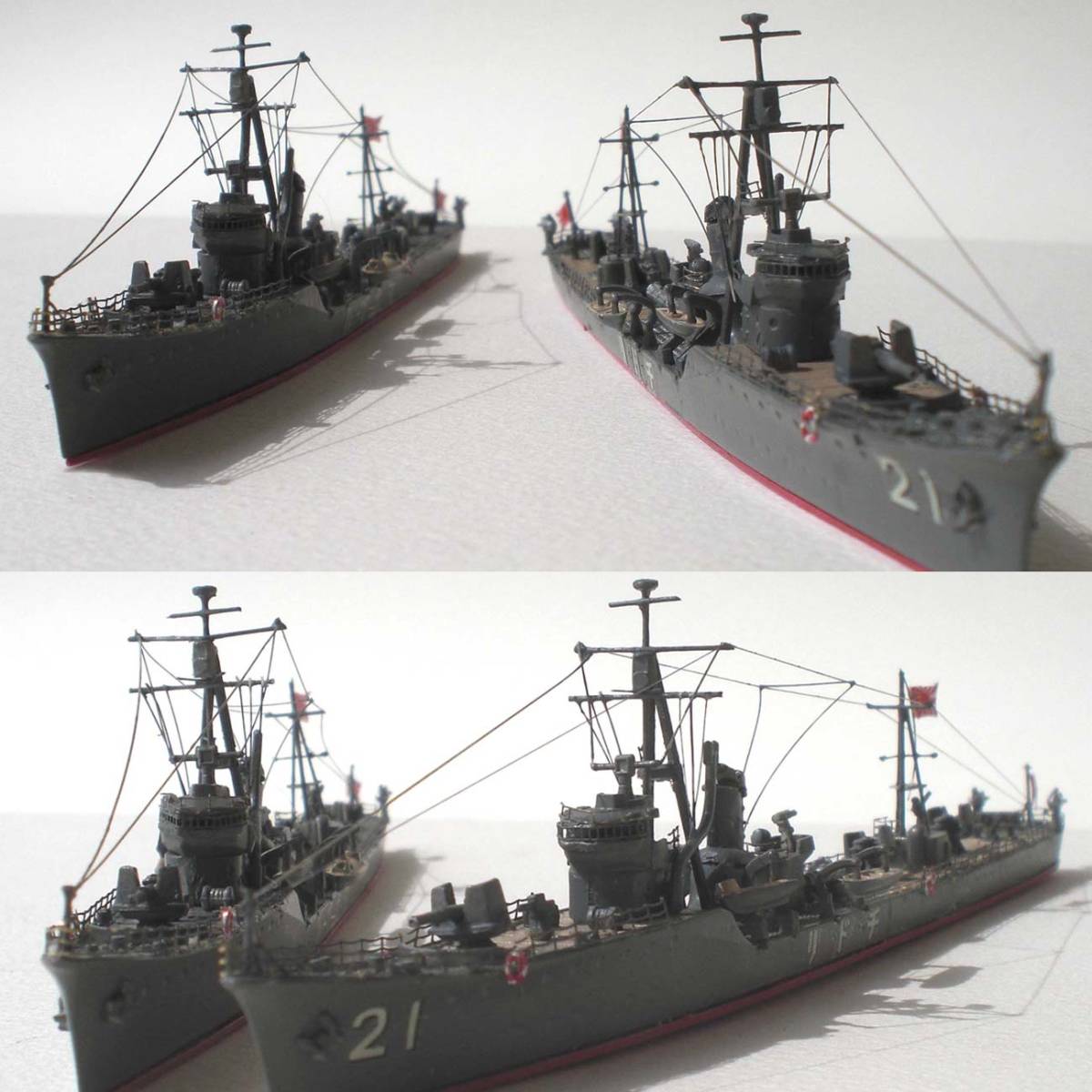 1/700 完成品 日本海軍水雷艇　千鳥・真鶴(ちどり・まなづる)二隻セット_画像5