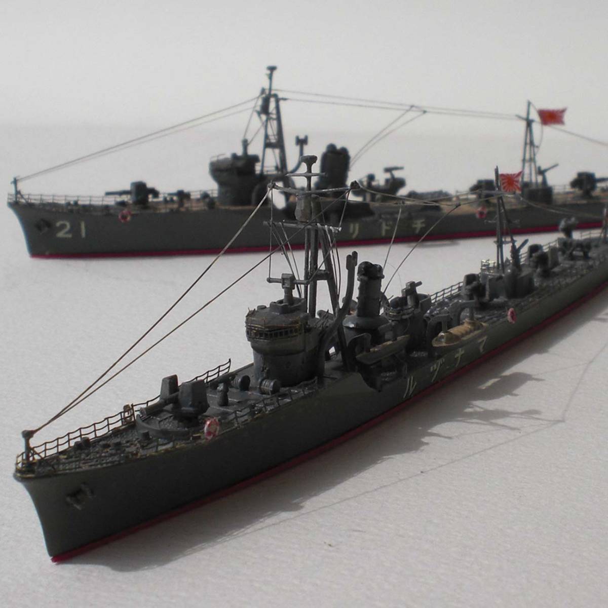 1/700 完成品 日本海軍水雷艇　千鳥・真鶴(ちどり・まなづる)二隻セット_画像7