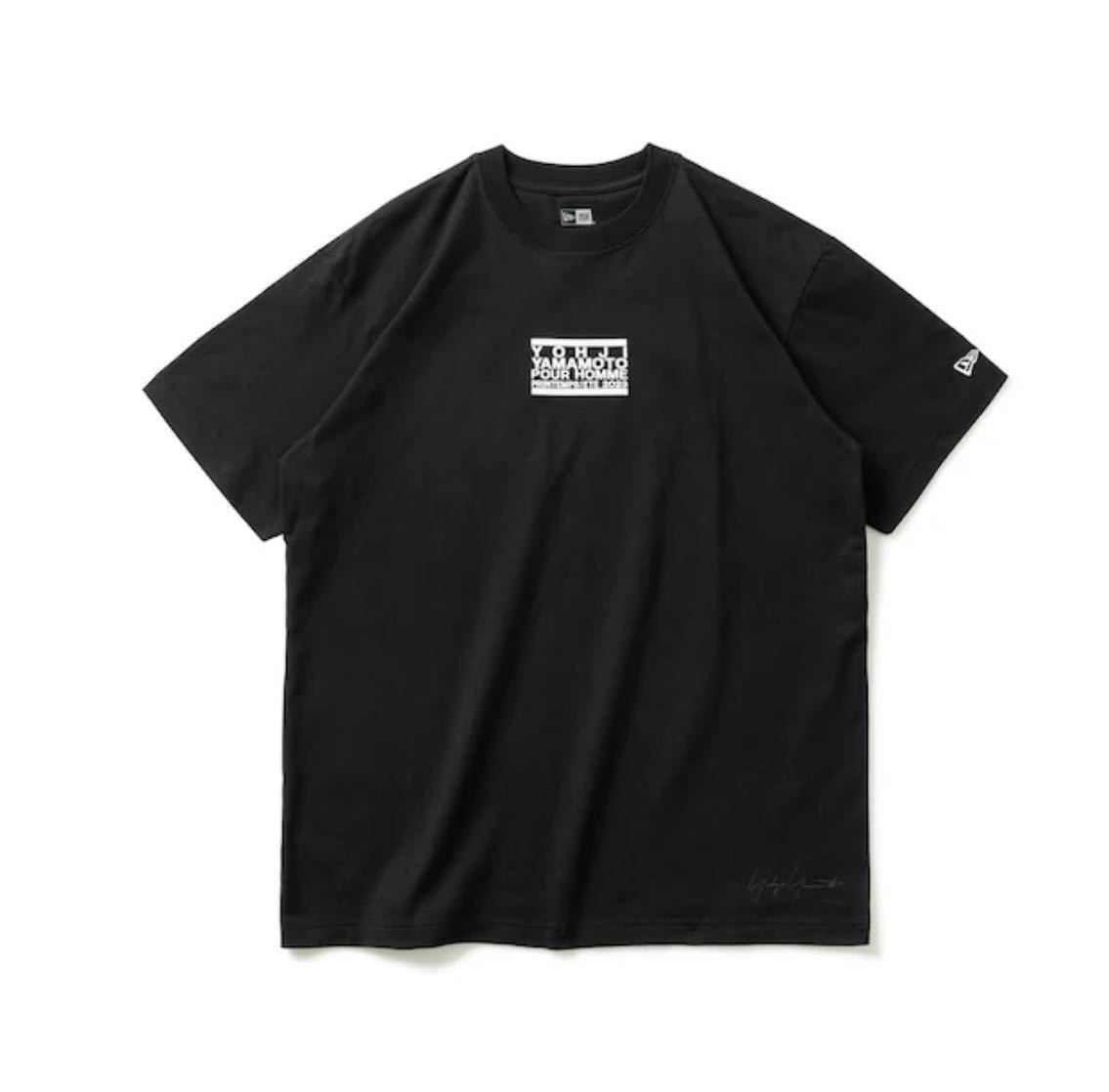美品 ヨウジヤマモト yohjiyamamoto NEW ERA Tシャツ ロゴ半袖シャツ 今期商品_画像1