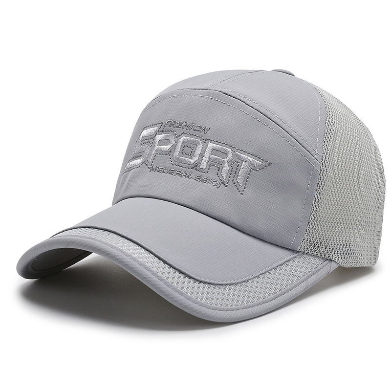帽子 メンズ メッシュ キャップ スポーツ ランニング UVカット速乾 軽薄 つば長 紫外線対応 男女兼用-白_画像9