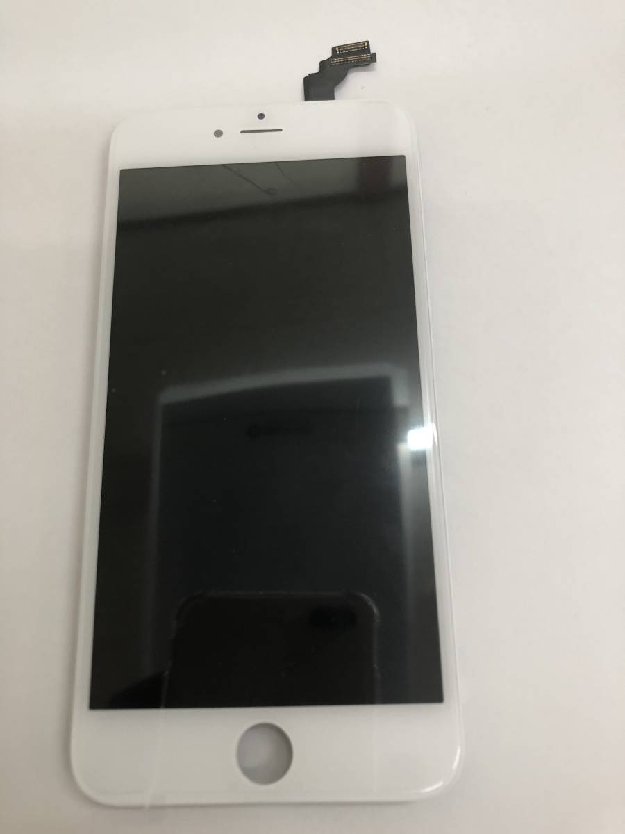 iPhone6plus（白） フロントパネル ジャンク 画面割れ パネル割れ　画面 交換用　液晶　修理 即日発送_画像3