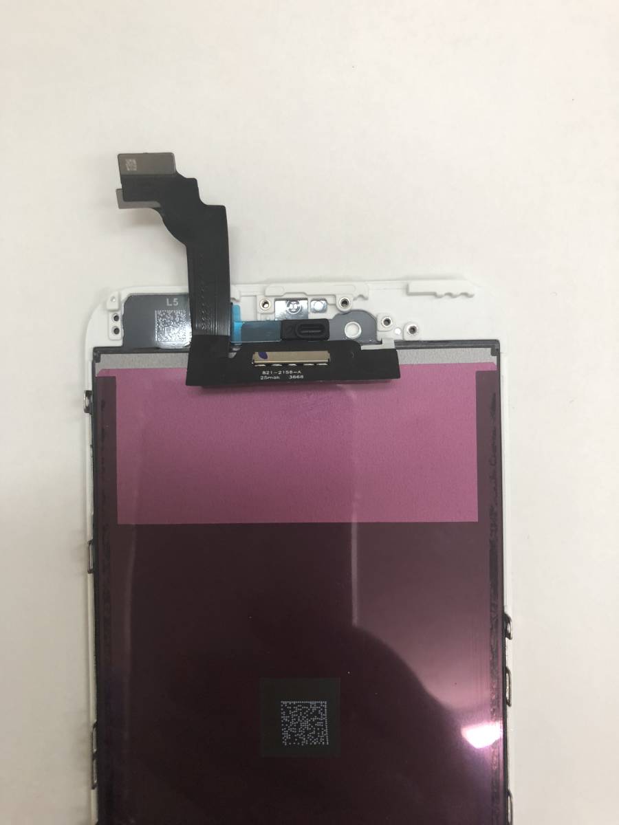 iPhone6plus（白） フロントパネル ジャンク 画面割れ パネル割れ　画面 交換用　液晶　修理 即日発送_画像5