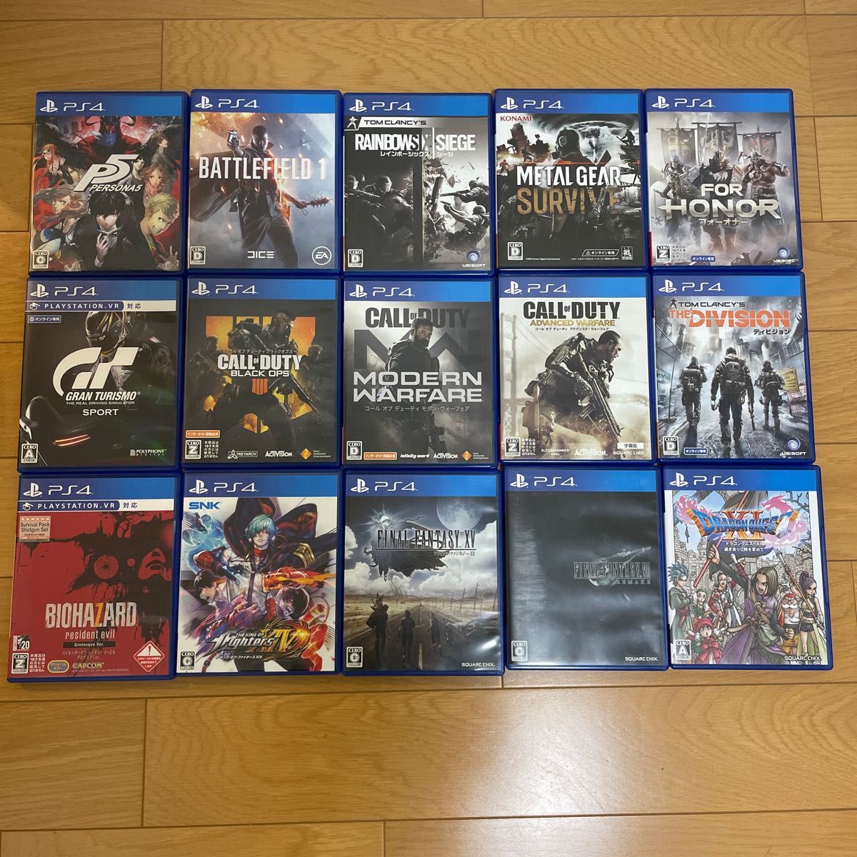 PS4 ソフト15本まとめ売り