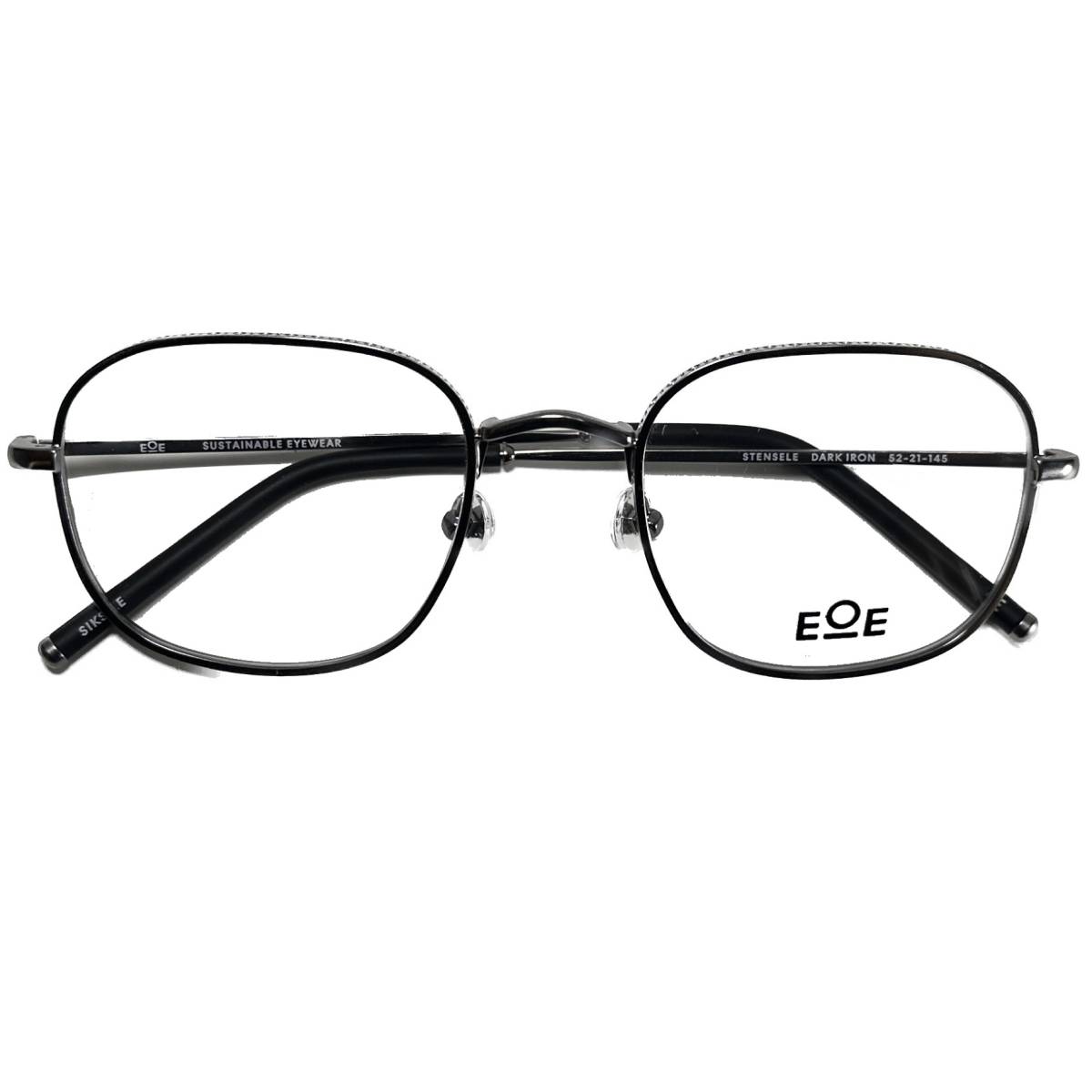 完全処分価格 スウェーデン EOE 定価38,500円 新品 メガネ 純正ケースと純正クロス付