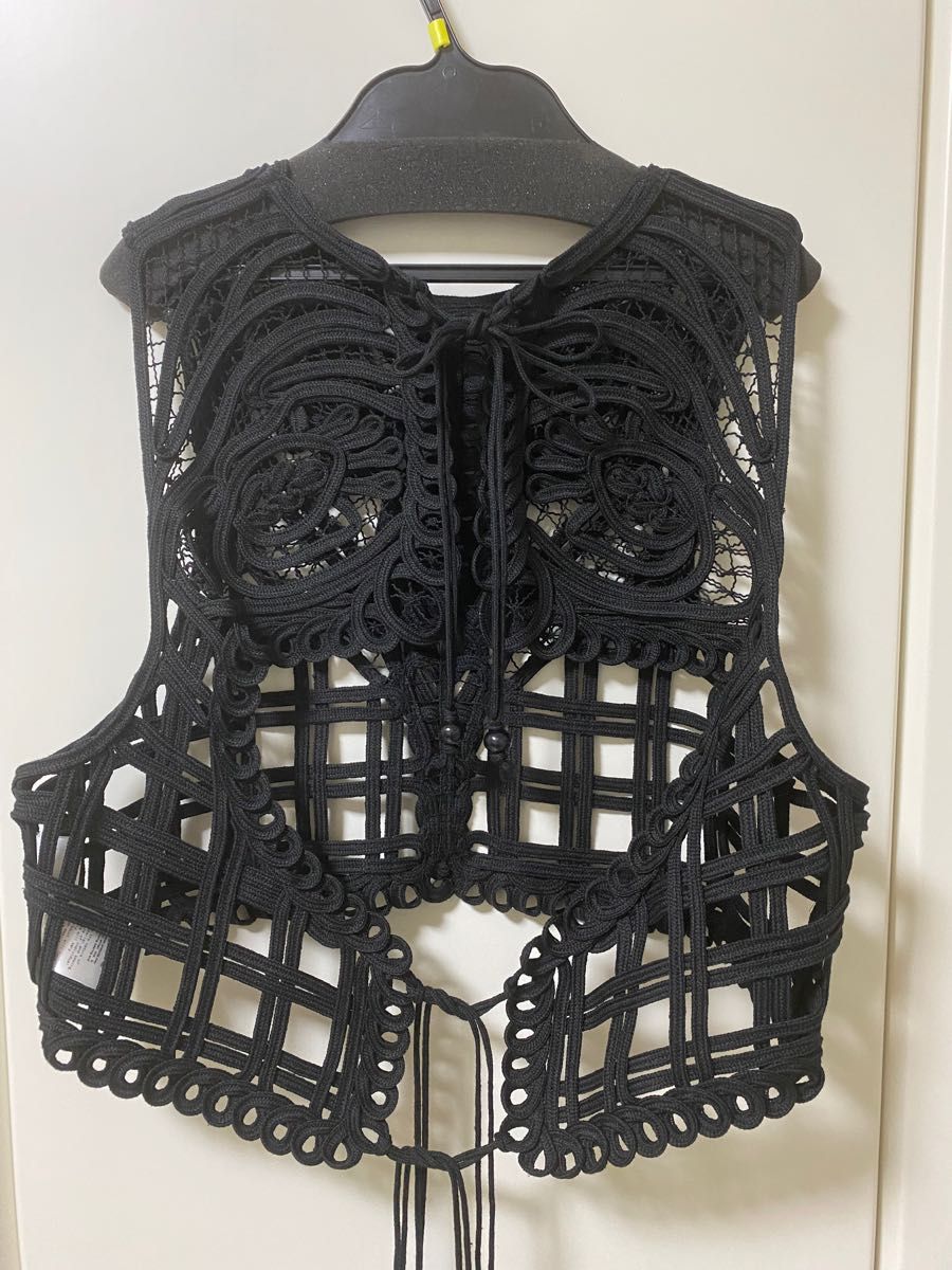 Mame Kurogouchi コード刺繍ベスト
