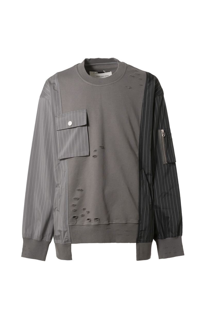Feng Chen Wang フェンチェンワン ドッキング スウェット 23ss Feng Chen Wang フェンチェンワン ドッキング スウェット 23ss