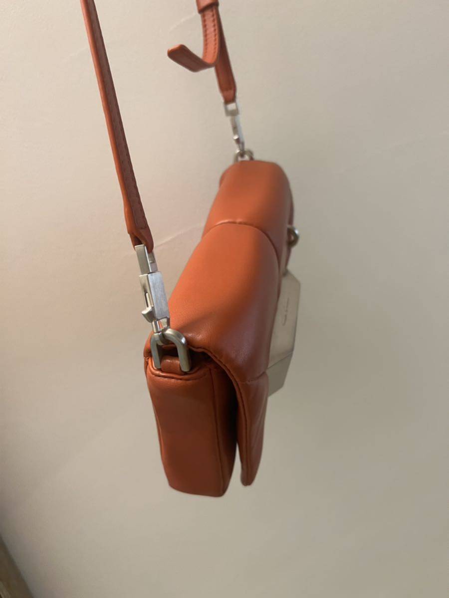 rick owens レザー　ショルダーバッグ　パデット　高級　リックオウエンス　leather bag_画像3