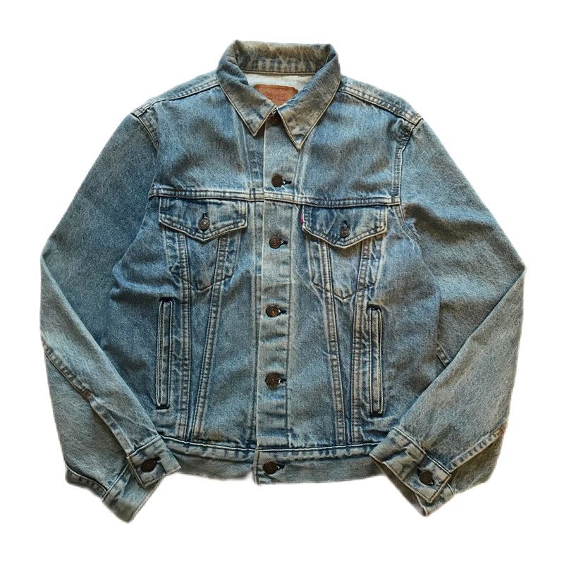 LEVI\'S リーバイス 80s-90s デニムジャケット/ボタン裏 刻印 755/MADE IN USA/71506-0214/4th Gジャン ブルゾン ジャケット 古着 VINTAGE