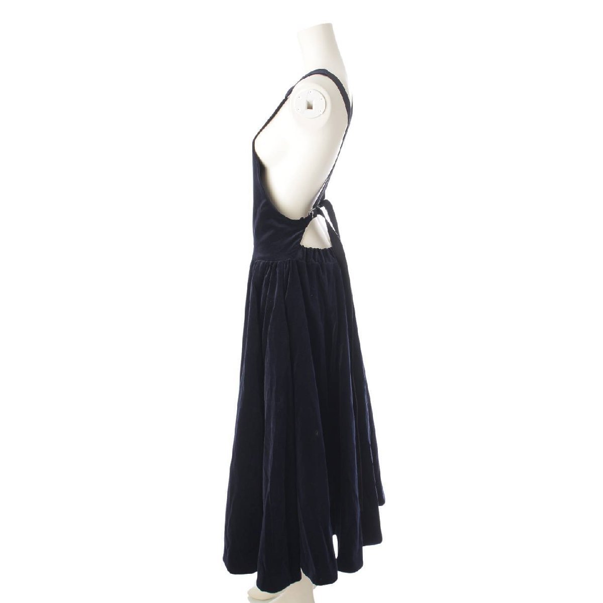 かわいい~!」 エプロンワンピース ベルベット DRESS VELVET 22AW