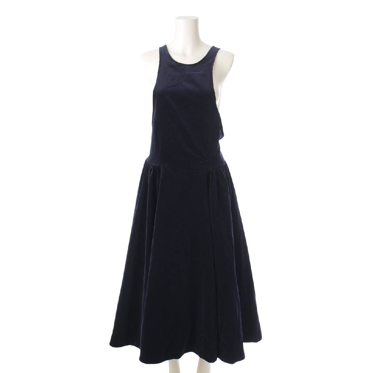 かわいい~!」 エプロンワンピース ベルベット DRESS VELVET 22AW