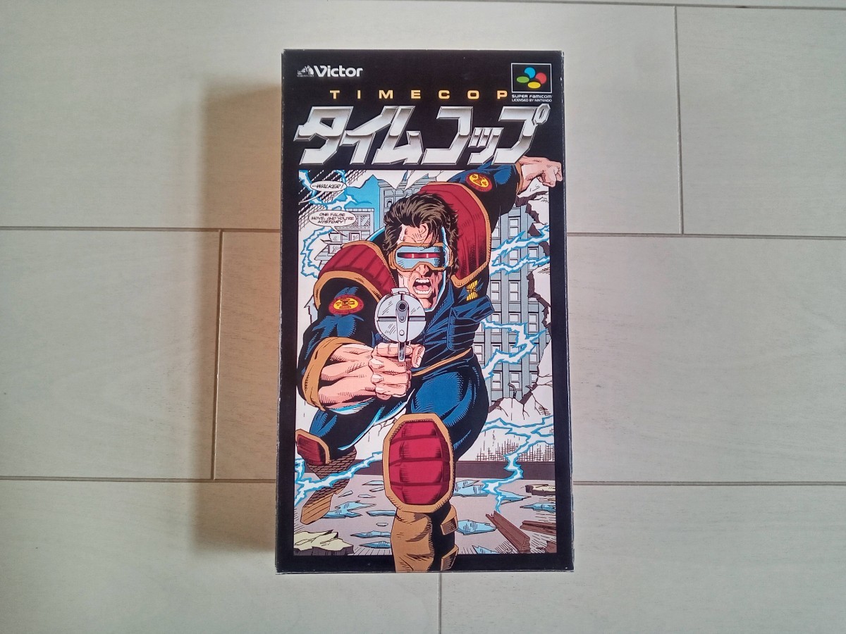 箱説のみ タイムコップ スーパーファミコン スーファミ SFC レトロ