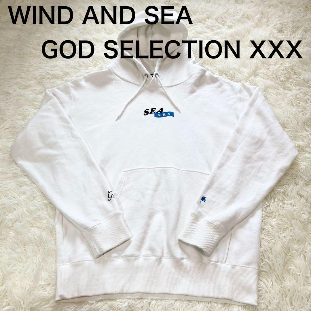 WIND AND SEA GOD SELECTION XXX パーカー　白
