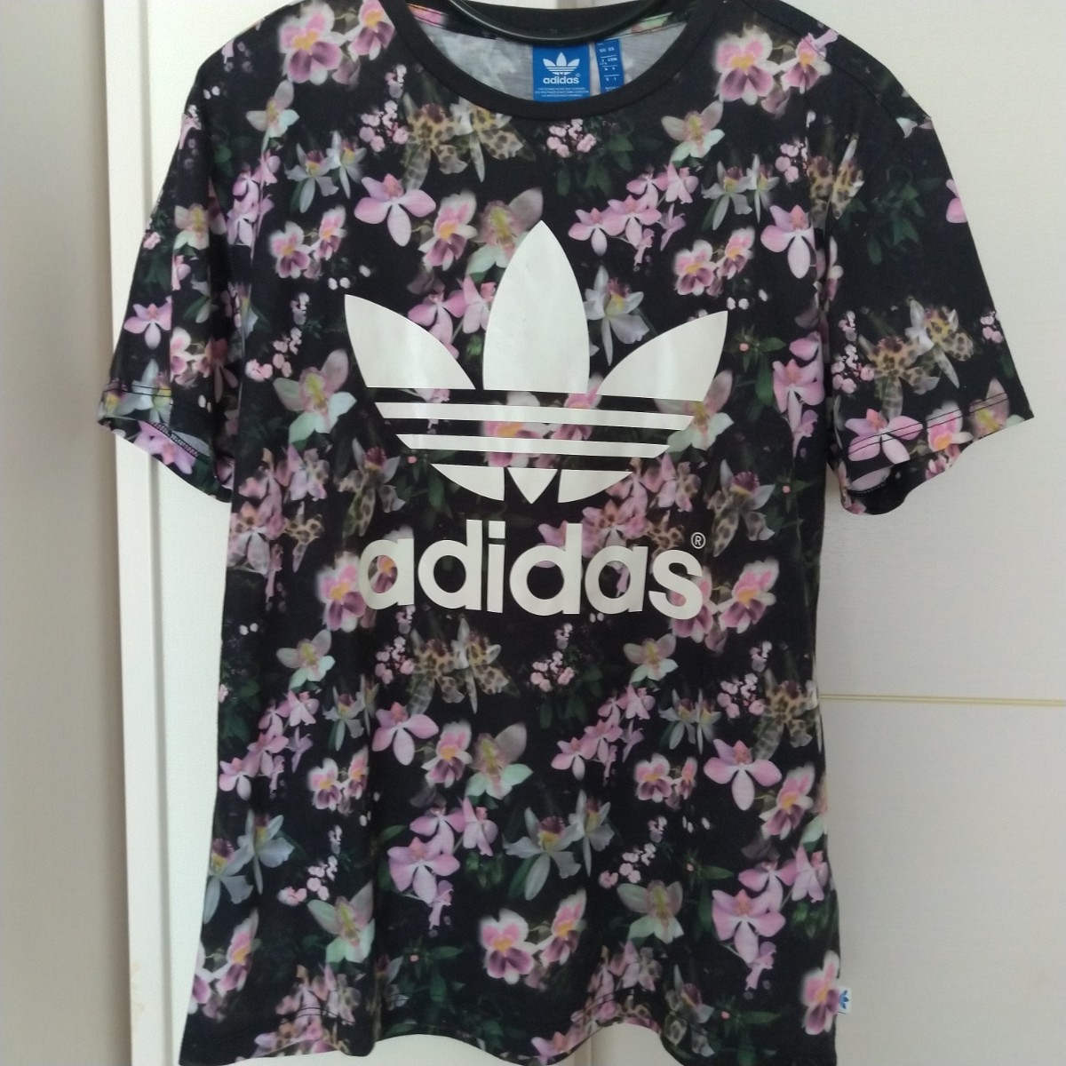  free shipping adidas originals Adidas Originals floral print short sleeves T-shirt S flower floral garden print transcription 