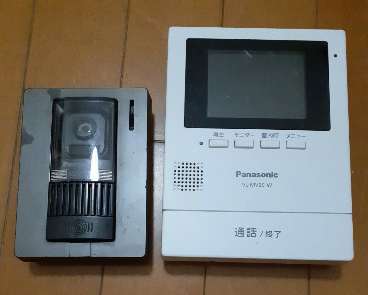 Panasonic モニター親機 VL-MV26K-W インターホンVL-522L-S Panasonic モニター親機 VL-MV26K-W インターホンVL-522L-S