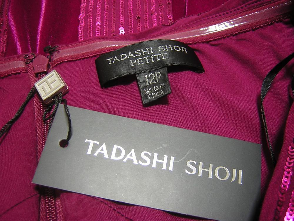新品 TADASHI SHOJI タダシ・ショージ スパンコール ベルベットドレス