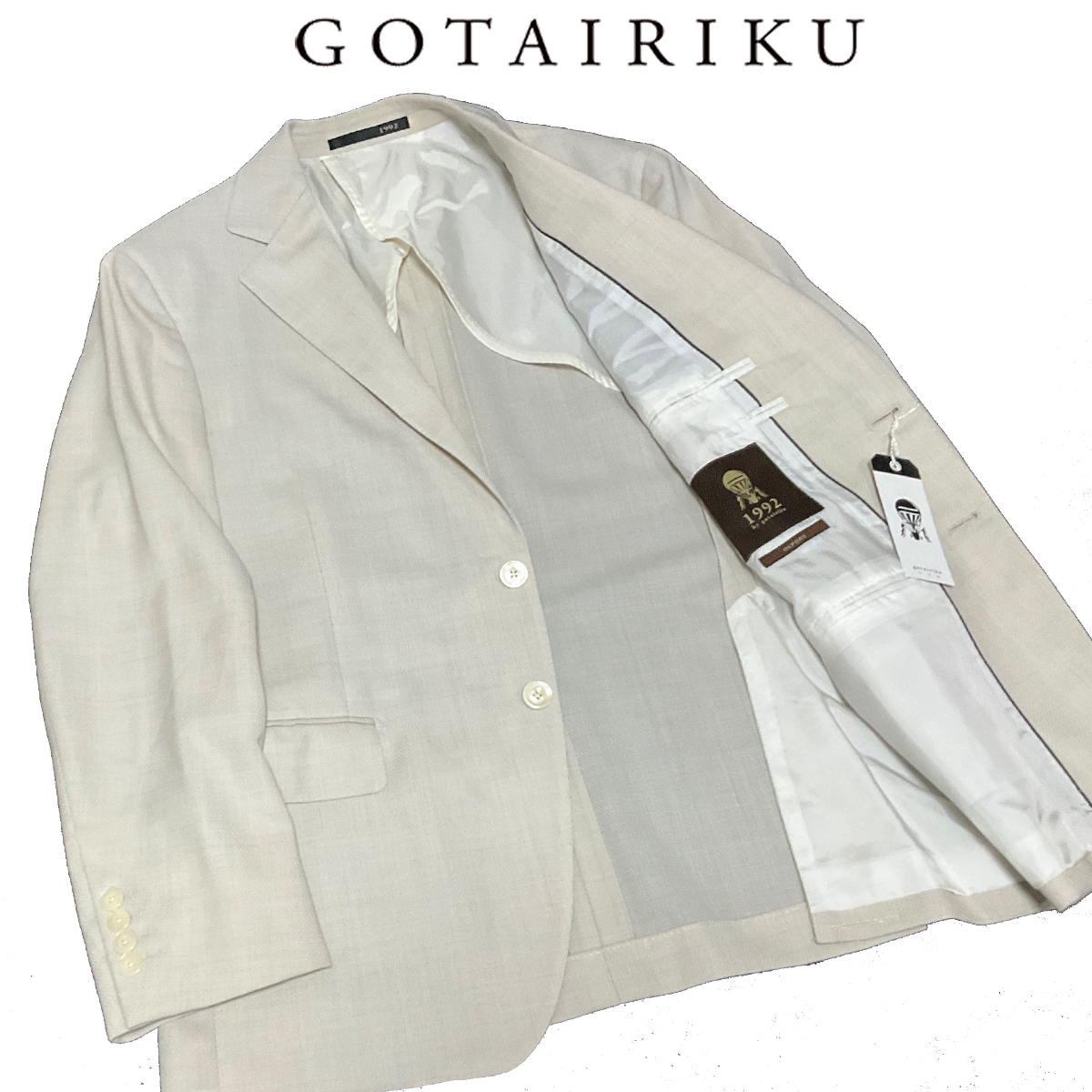 GO411AB4 new goods / spring summer Kiyoshi ./ light weight . large land gotairiku standard cape mohe Abu leather jacket 