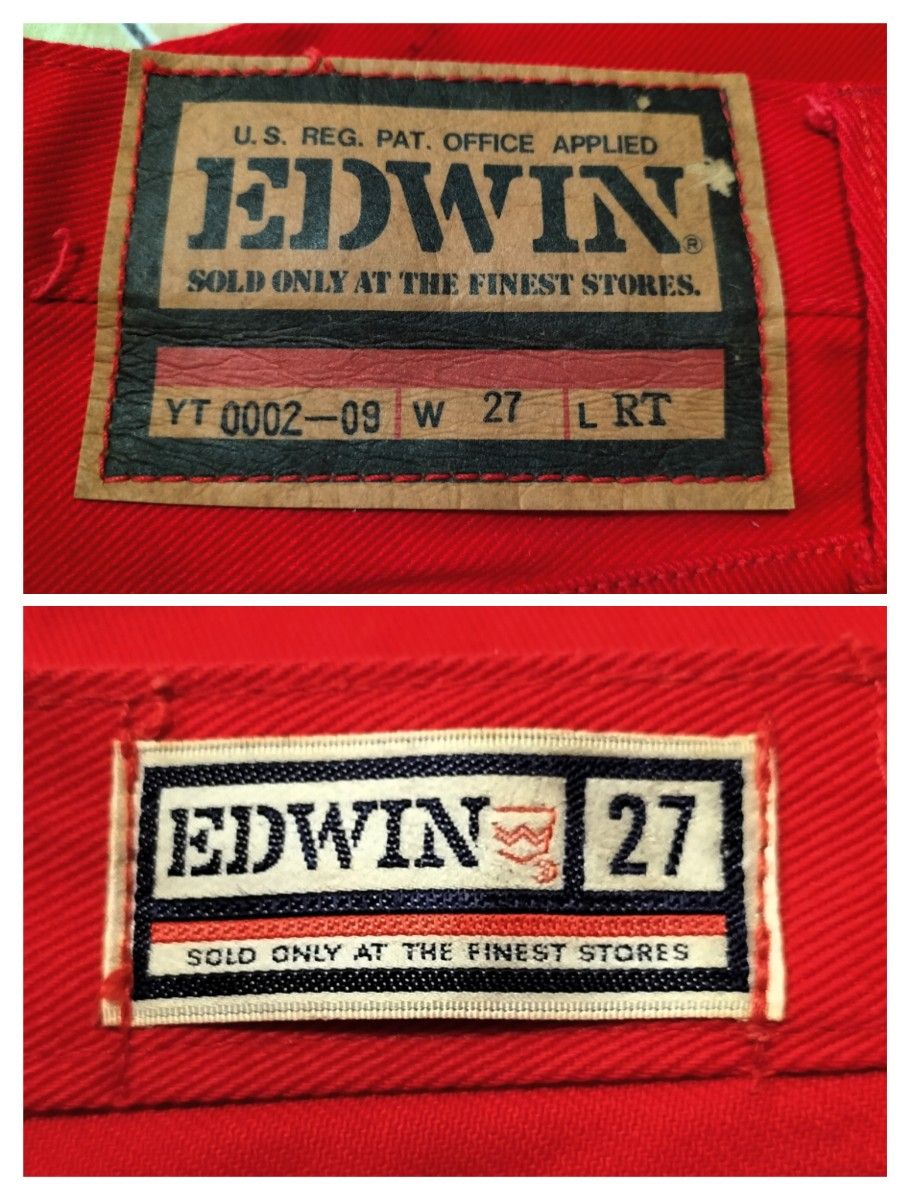 70s EDWIN エドウィン デニムパンツ ジーンズ vintage カラーデニム