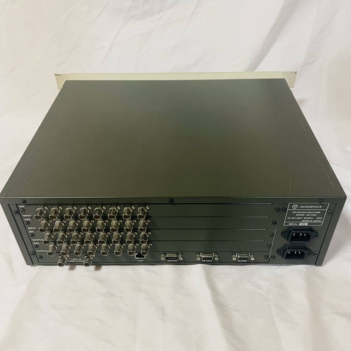 IMAGENICS ISX-3232 シリアルデジタルマトリックススイッチャー　現状品 通電確認済