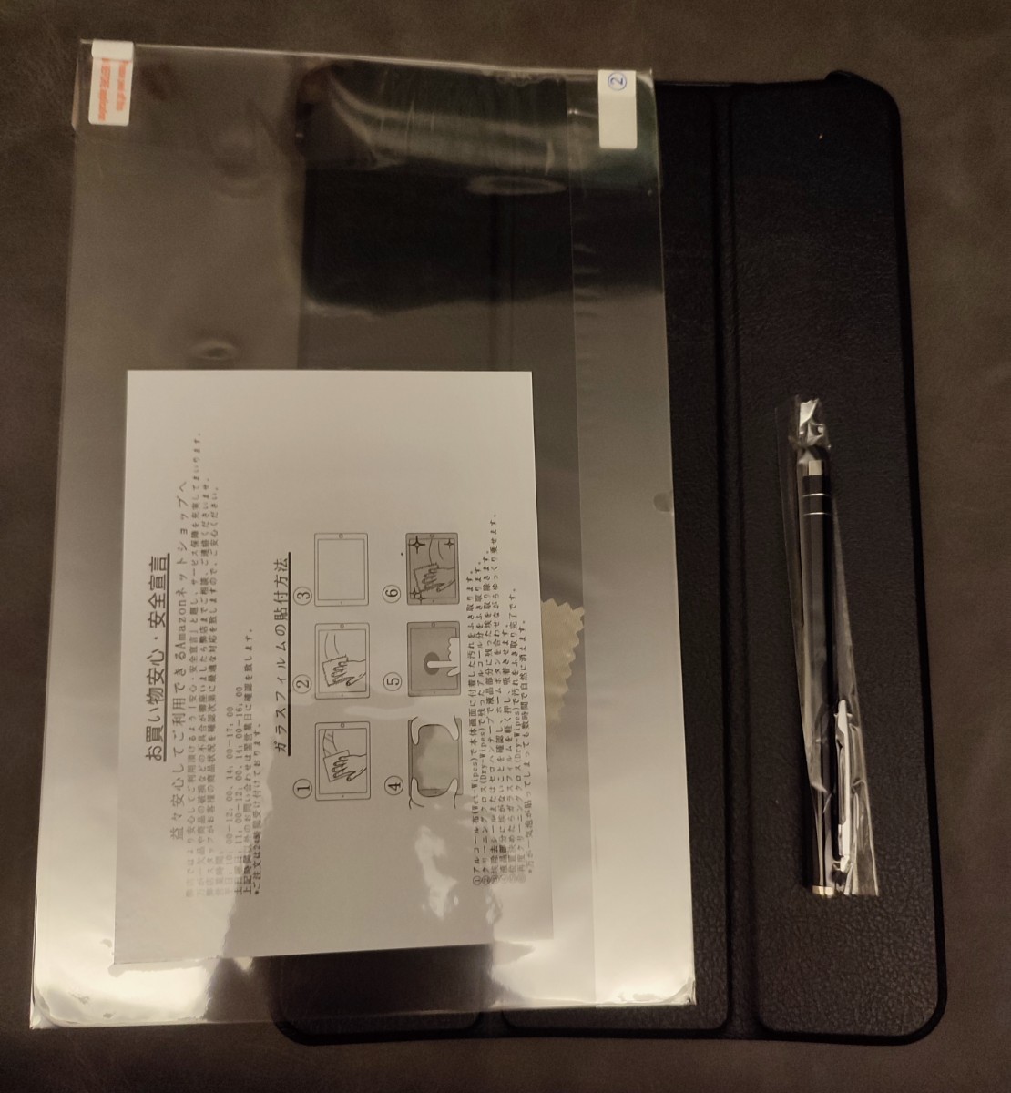 Matepad v6 10.4 耐衝撃カバー 液晶フィルムとタッチペン付属 ブラック_画像4