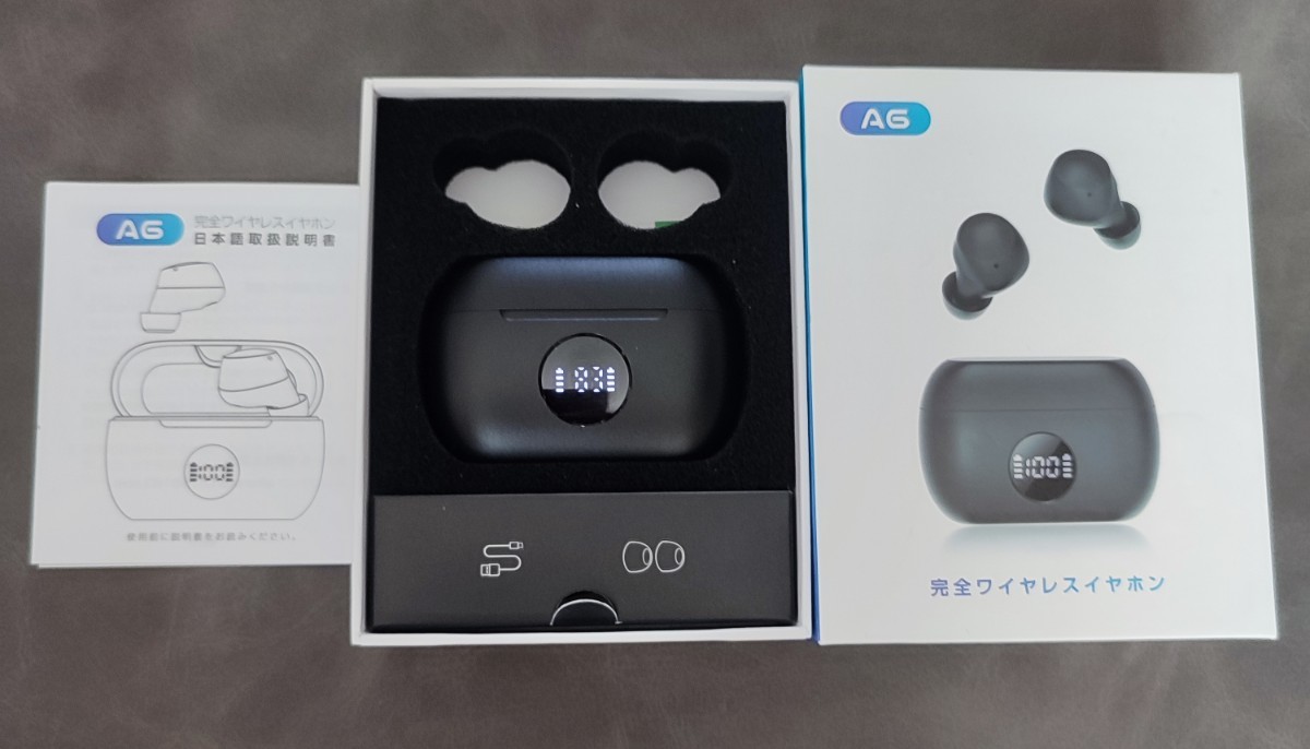 A6 2021 瞬時接続 ワイヤレスイヤホン Bluetoothイヤホン ノイズキャンセリング スポーツ/運転/WEB会議/仕事/ビジネス/通学/軽量Bluetooth