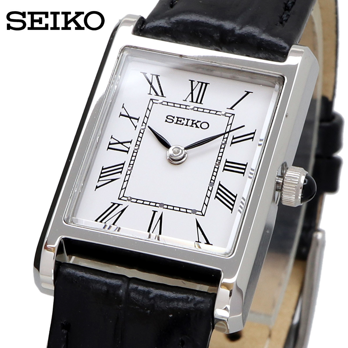 SEIKO セイコー 腕時計 レディース 海外モデル クォーツ シンプル ビジネス カジュアル SWR053