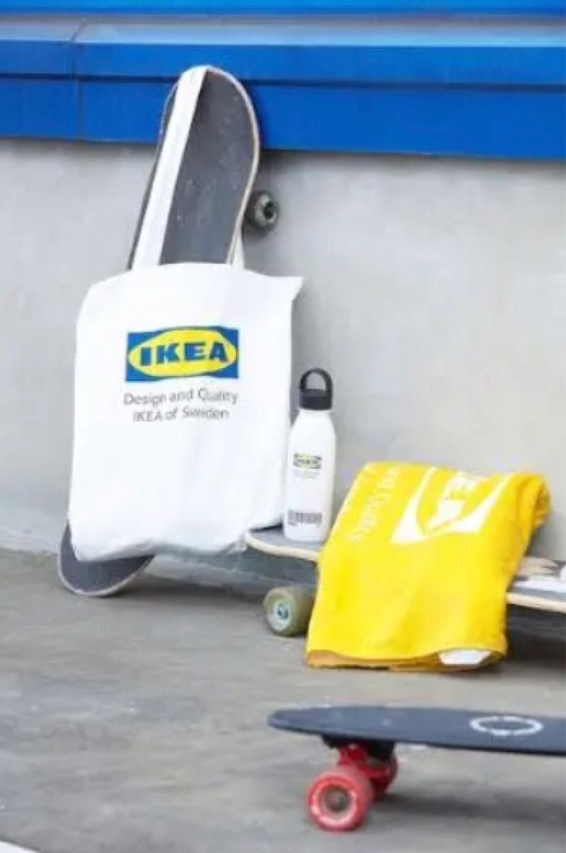 IKEA イケア　原宿　エフテルトレーダー　バッグ　ホワイト