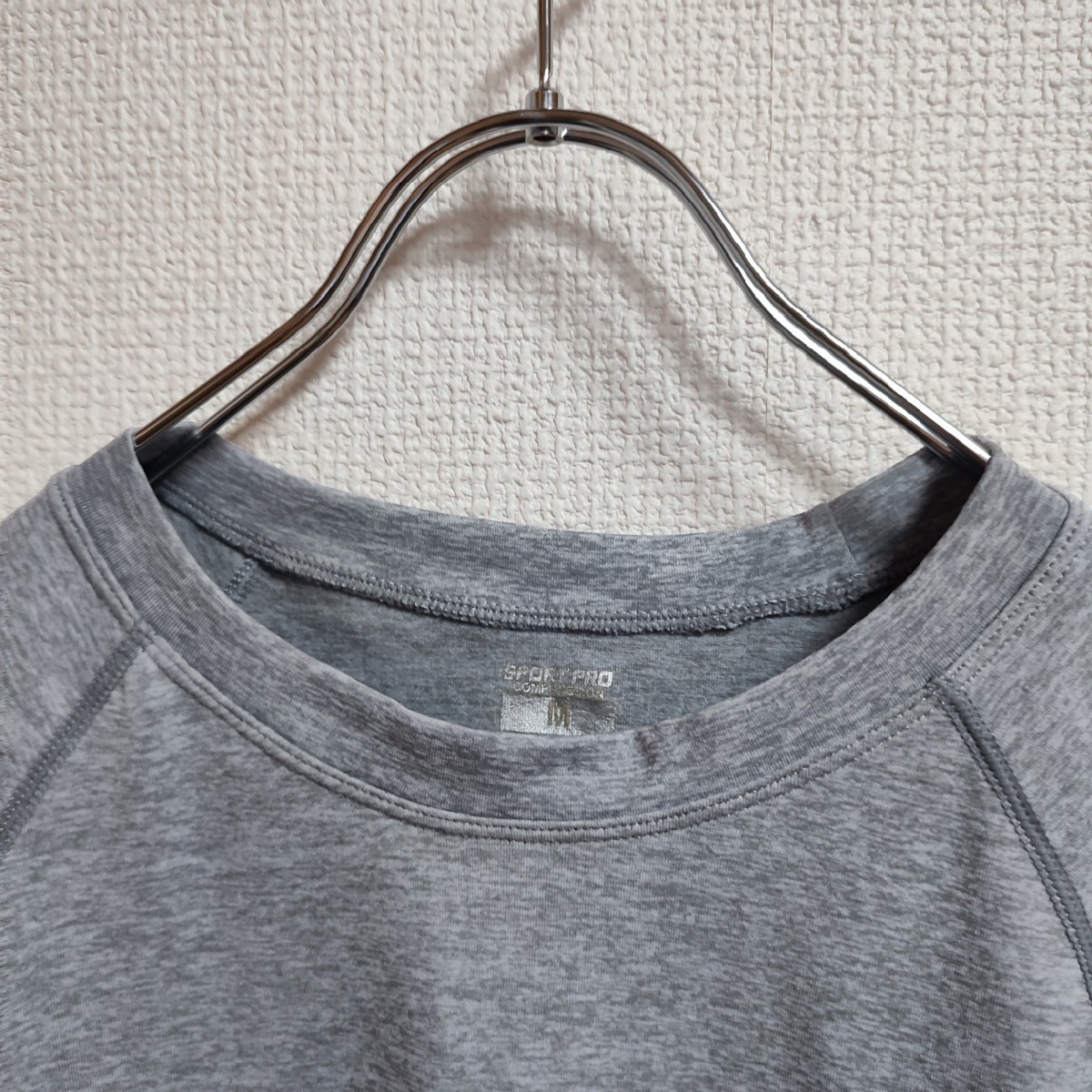 SPORT PRO short sleeves T-shirt gray M size 