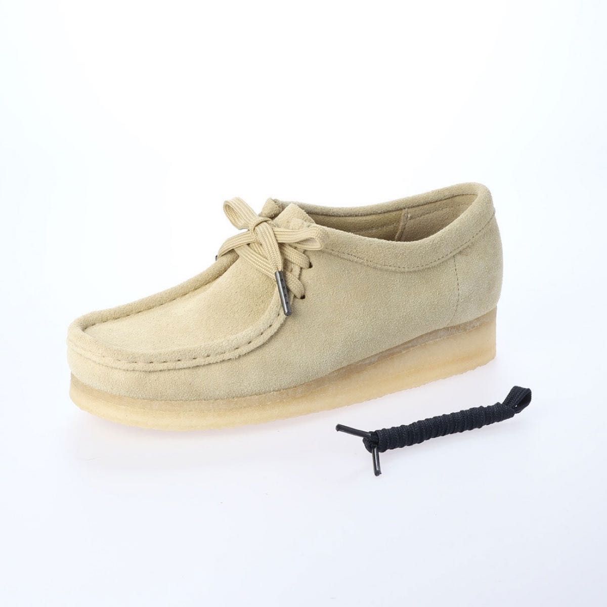 Clarks Wallabee クラークス ワラビー メープルスエード ベージュ モカシン レディースシューズ