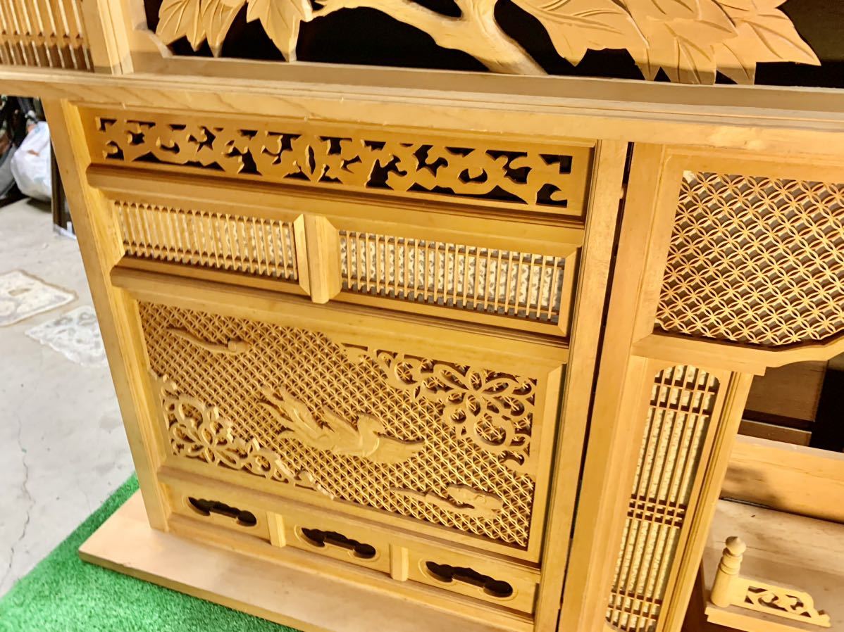 6120円 (中古品)神棚 神棚セット 神具付き。配送なし、取りに 6120円 (中古品)神棚 神棚セット 神具付き。配送なし、取りに