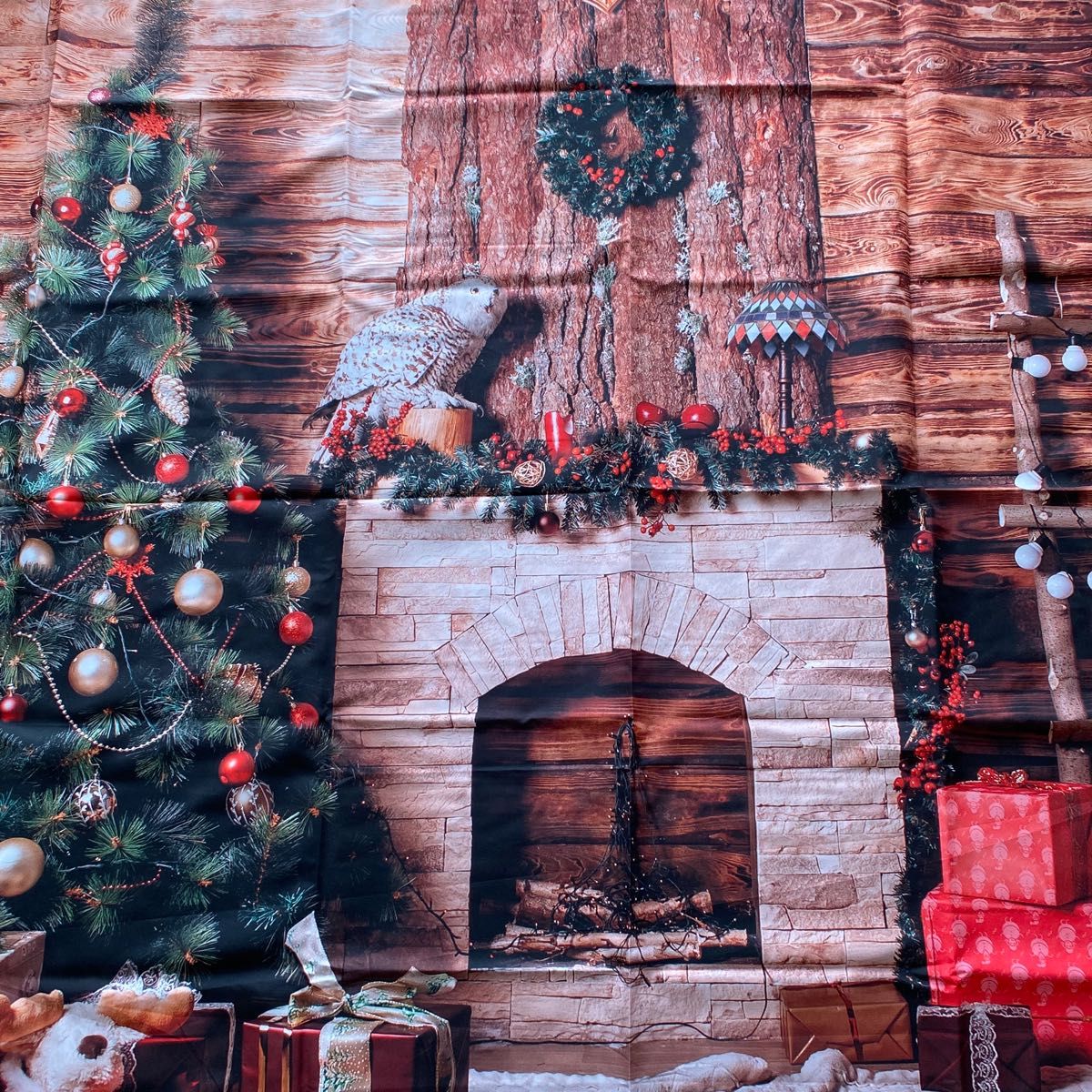 タペストリー クリスマス 128フラッグ 背景布 サンタ トナカイ フォトブース