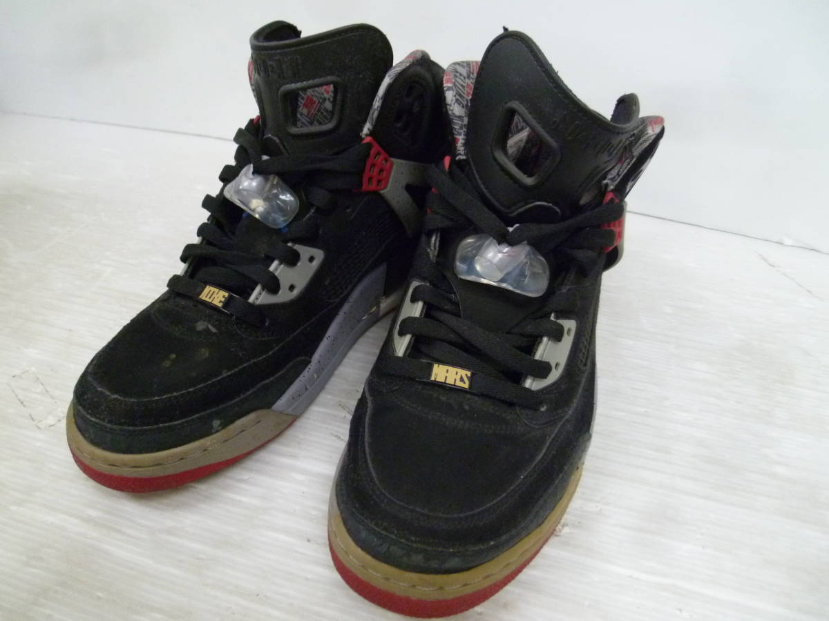 ◆◇NIKE/ナイキ/JORDAN SPIZIKE BRED/ジョーダンスパイズイック/ブラック/メンズ/スニーカー/メンズ/シューズ/29cm :古K0792-187ネ◇◆_画像7