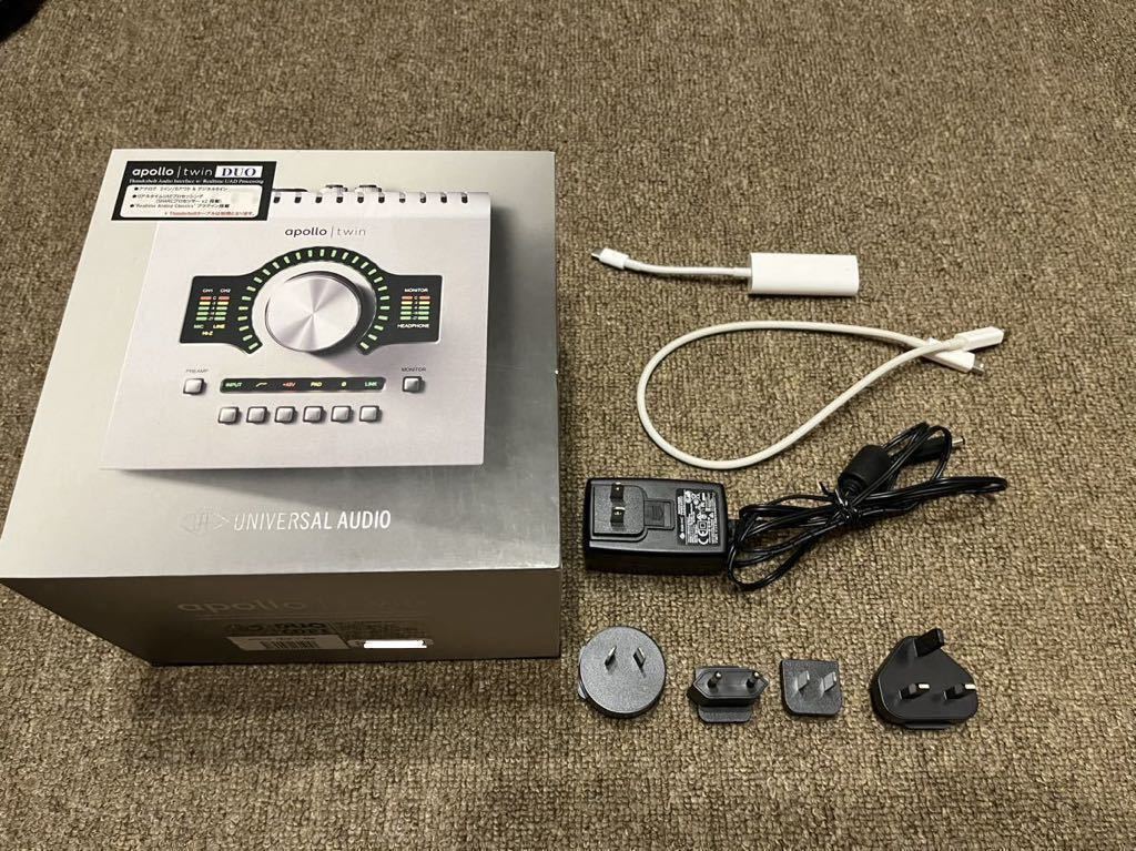 UAD apollo twin Mk2 duo TB3変換アダプター-