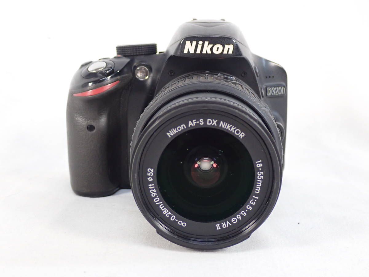 NIKON ニコン D3200 DX VR AF-S NIKKOR 18-55mm 1:3.5-5.6 GⅡ デジタル一眼レフ カメラ