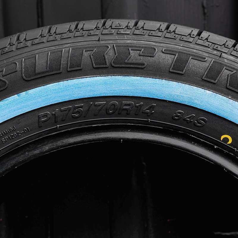 SALE ホワイトリボンタイヤ14インチ SURE TRAC 175/70R14 4本（シュアトラック）（ローライダー USDM インパラ タウンカー キャデ）_画像4