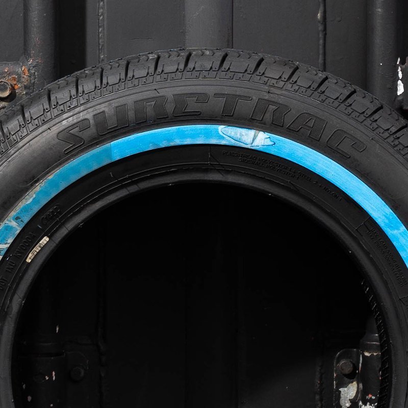 SURE TRAC ホワイトリボンタイヤ 175/75R14　1本（シュアトラック）＜ローライダー/USDM/インパラ/タウンカー/キャデ/カプリス＞_画像3