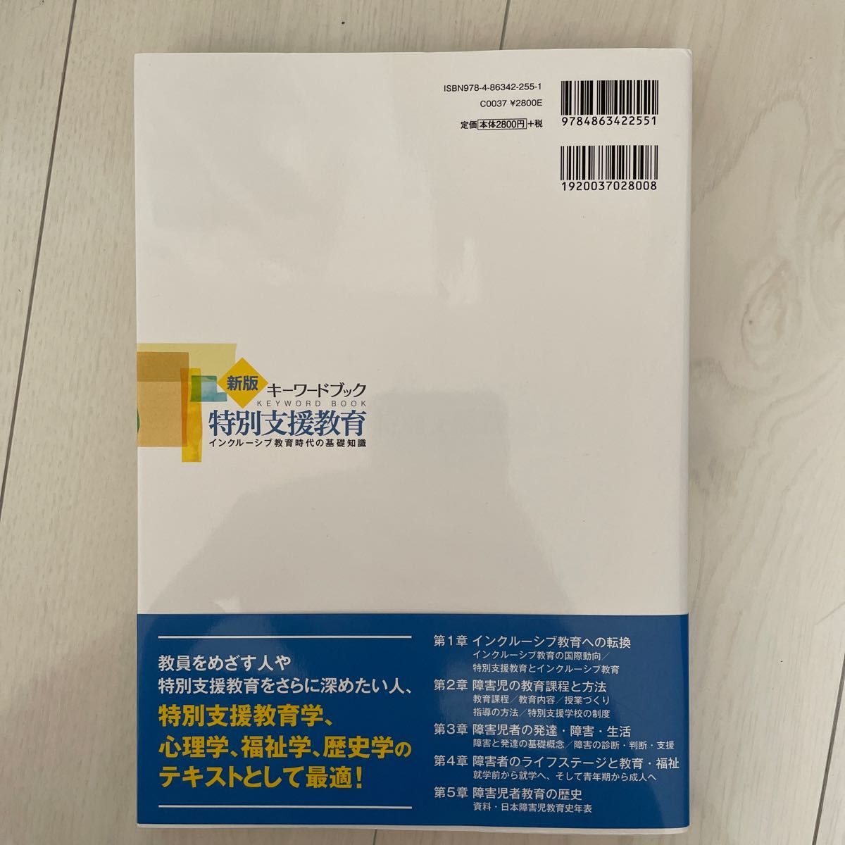 キーワードブック特別支援教育　インクルーシブ教育時代の基礎知識 （新版） 玉村公二彦／黒田学／向井啓二／平沼博将／清水貞夫／編著