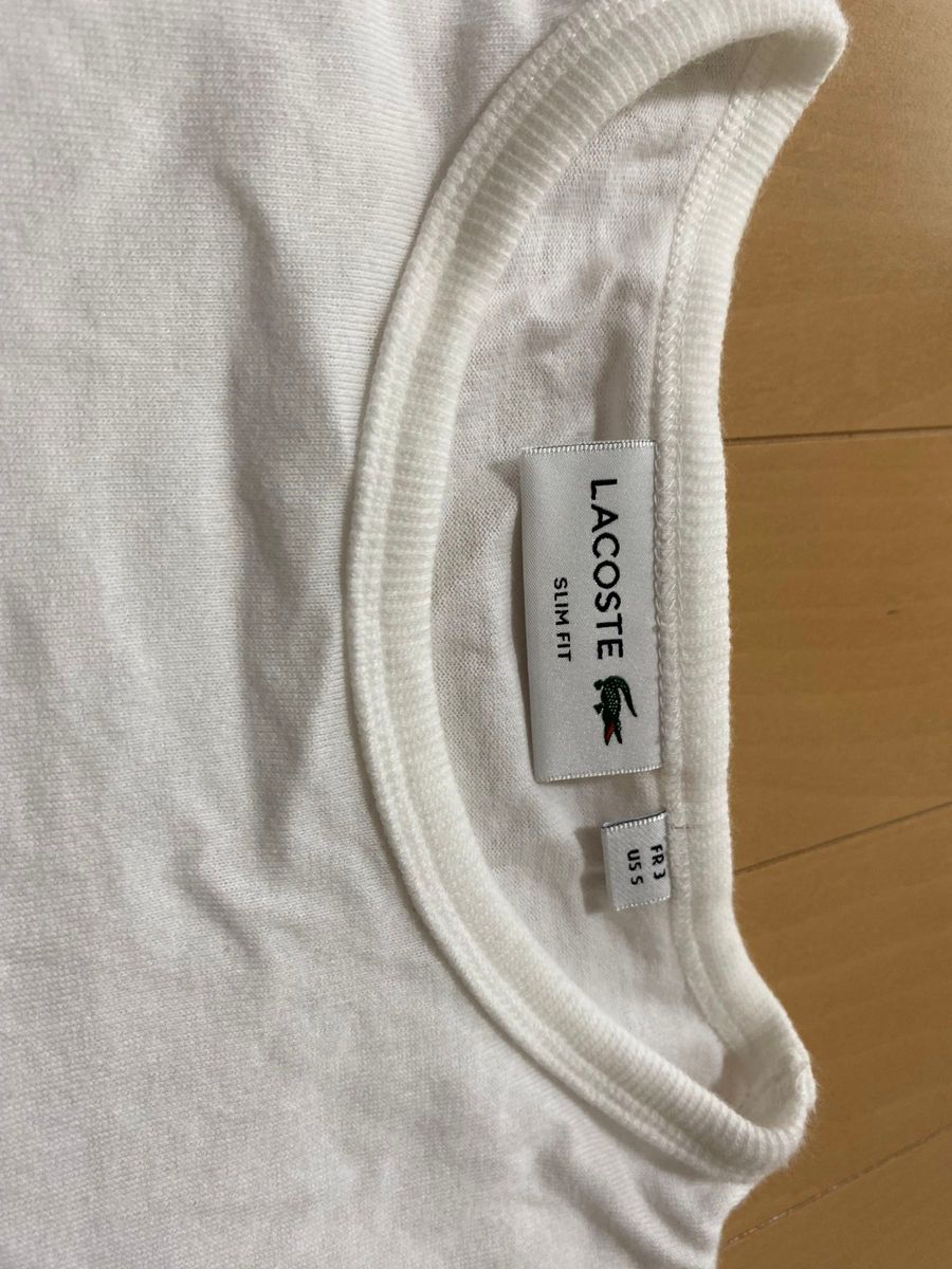 半袖Tシャツ クルーネック 白　ラコステ　LACOSTE