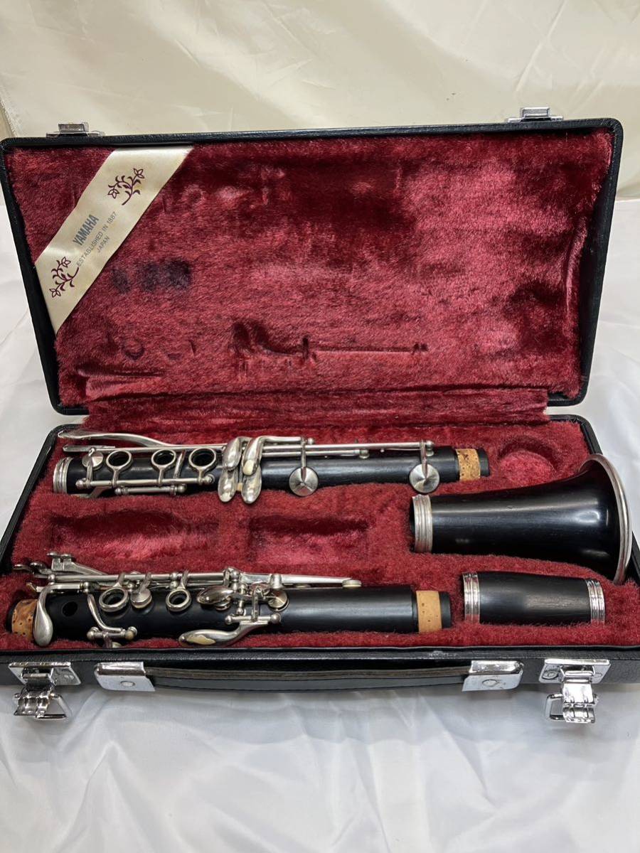 C80 YAMAHA ESTABLSHED IN 1887 ヤマハクラリネット 木管楽器 351 楽器 管楽器 ハードケース付き 9c②
