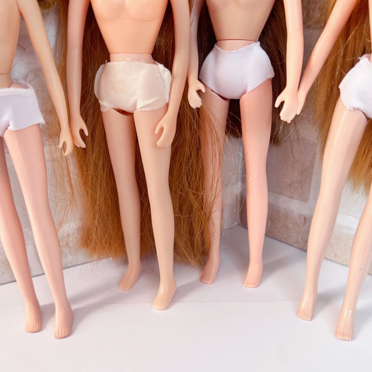 リカ ショップ】 1984年製 リカちゃん人形 4体セット ロング